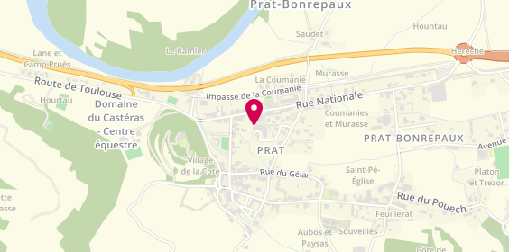 Plan de Ehpad Residence l'Estelas, 26 Route Nationale, 09160 Prat-Bonrepaux