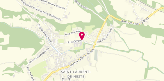 Plan de Ehpda Residence Val de Neste, Chemin du Clouzet, 65150 Saint-Laurent-de-Neste