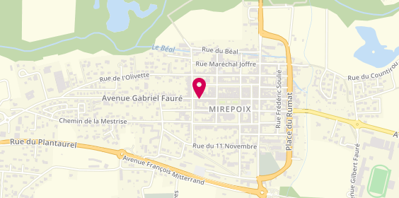 Plan de Maison Retraite EHPAD, 22 Rue Monseigneur de Cambon, 09500 Mirepoix