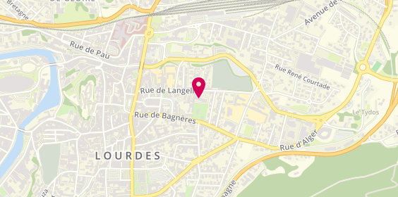 Plan de Maison de Retraite la Pastourelle, 34 Rue de Langelle, 65100 Lourdes