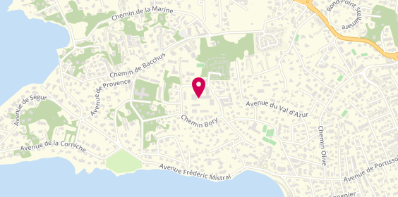 Plan de Residence le Verger, 68 avenue du Nid, 83110 Sanary-sur-Mer