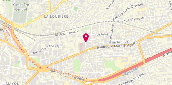 Plan de Maison de retraite roseraie, 106 avenue Georges Bizet, 83000 Toulon