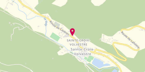 Plan de Ehpad Residence de la Valee du Volp, Route Cazères, 09230 Sainte-Croix-Volvestre