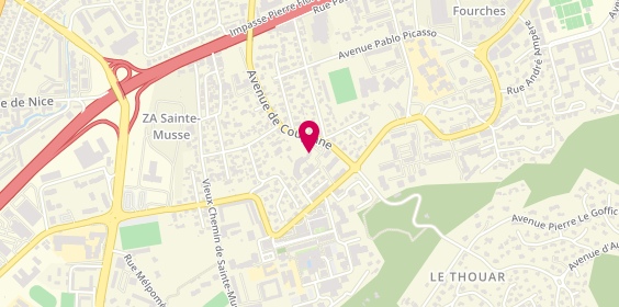 Plan de Ehpad Les Tamaris, 406 avenue la Coupiane, 83160 La Valette-du-Var