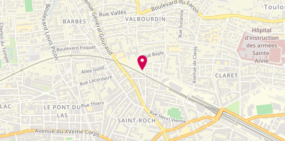 Plan de EHPAD Saint Maur, 237 avenue de Valbourdin, 83200 Toulon