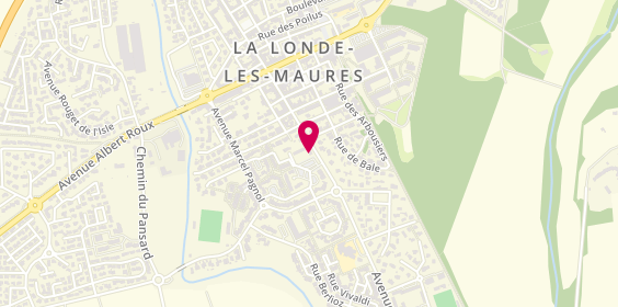 Plan de Domusvi Domicile la Londe Les Maures/ le Lanvandou, 280 avenue du Général de Gaulle, 83250 La Londe-les-Maures