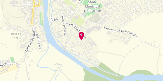 Plan de Ehpad Centre de Long Sejour, Chemin Montreuil, 64800 Nay