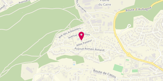 Plan de Résidence d'Azur, 12 Allée Pasteur, 13830 Roquefort-la-Bédoule