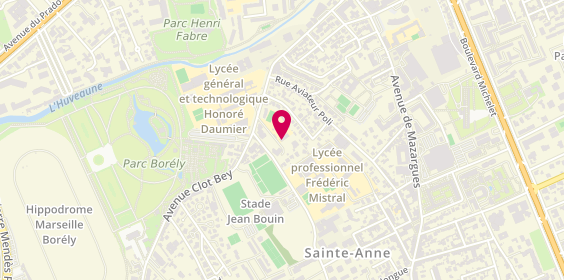 Plan de Maison Sainte Bernadette, 33 avenue Clot Bey, 13008 Marseille