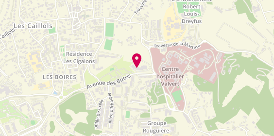 Plan de Les Jardins d'Artémis, 89 avenue des Butris, 13012 Marseille