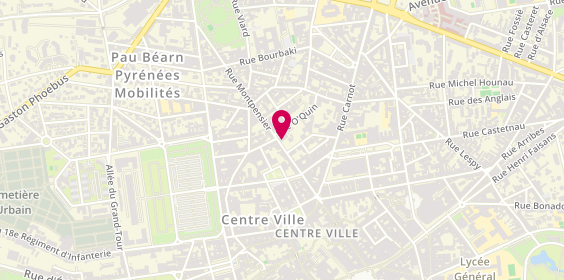 Plan de EHPAD Les Pyrénées, 24 Rue Montpensier, 64000 Pau