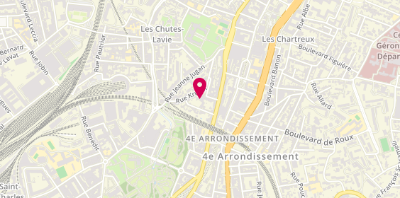 Plan de EHPAD les Acacias, 16 Rue de la Clinique, 13004 Marseille