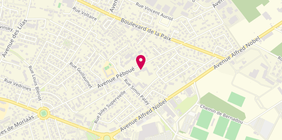 Plan de Residence de l'Ecureuil, 54 avenue Péboué, 64000 Pau