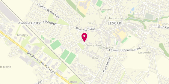 Plan de RESIDENCE ESQUIRETTE Maison de Retraite l'Esquirette, Rue Peyrasilh, 64230 Lescar