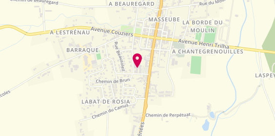 Plan de Ehpad, Rue de Chantegrenouille, 32140 Masseube