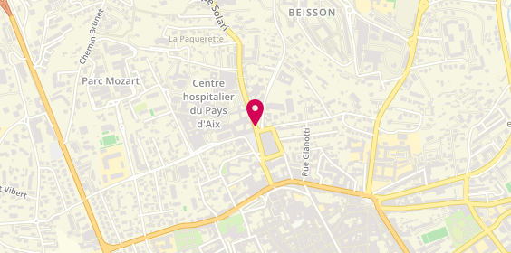 Plan de EHPAD Résidence Pasteur, avenue Philippe Solari, 13100 Aix-en-Provence