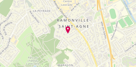 Plan de Foyer Résidence Francis Barousse, 83 Ter avenue Tolosane, 31520 Ramonville-Saint-Agne