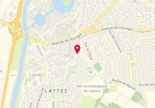 Plan de Fondation Partage et Vie - Résidence autonomie Jacques d'Aragon - Lattes, 617 avenue de Montpellier, 34970 Lattes