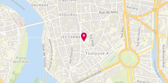 Plan de Ehpad Docteur Marie, 7 Rue Théodore Ozenne, 31000 Toulouse