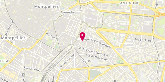 Plan de Domusvi Domicile 34, 8 avenue du Pont Juvénal, 34000 Montpellier