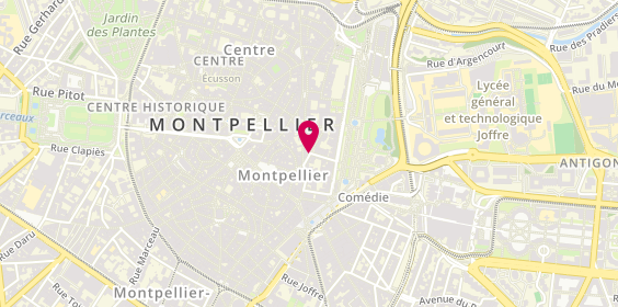 Plan de Ehpad Montpellieret, 3 Rue Fabre, 34000 Montpellier