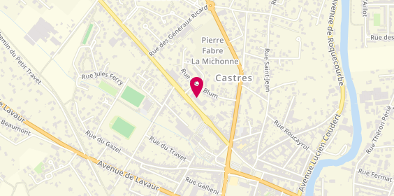 Plan de EHPAD Refuge Protestant Castres, 44 avenue de Lautrec, 81100 Castres