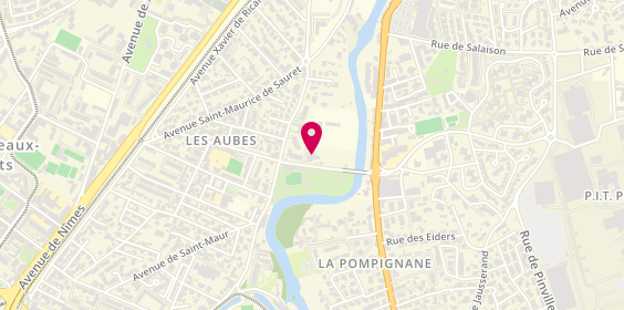 Plan de Ehpad Les Aubes, 119 avenue Saint-André de Novigens, 34000 Montpellier