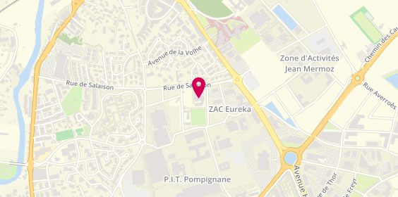 Plan de Ehpad Pierre Laroque, 830 Rue de Salaison, 34000 Montpellier