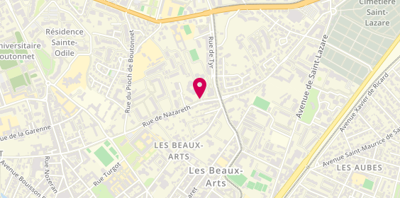 Plan de Groupe Accueil et Confort Pour Personnes Agees, Espace Coural
13 Rue de Nazareth, 34090 Montpellier