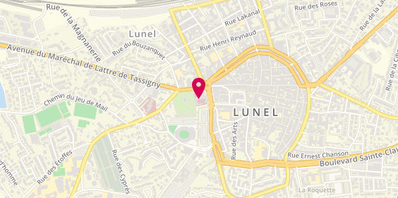 Plan de Centre Hospitalier de Lunel, 141 place de la République, 34400 Lunel