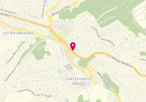 Plan de Orpéa Résidence Diamantine Affiliée, 455 Route Nice, 06740 Châteauneuf
