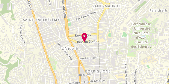Plan de La Majolyne, 19 Rue du Soleil, 06100 Nice