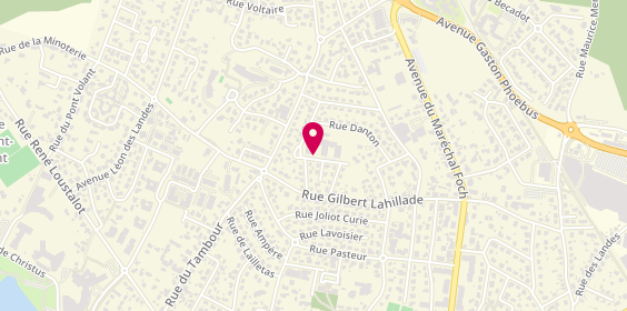Plan de Ehpad l'Oustaou, 3 Rue Robespierre, 40990 Saint-Paul-lès-Dax