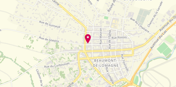 Plan de Portage de Repas A Domicile, 10 Rue Henri Dunant, 82500 Beaumont-de-Lomagne