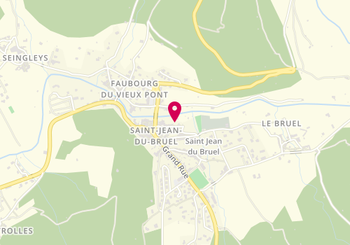 Plan de Résidence la Dourbie, avenue Mouret, 12230 Saint-Jean-du-Bruel