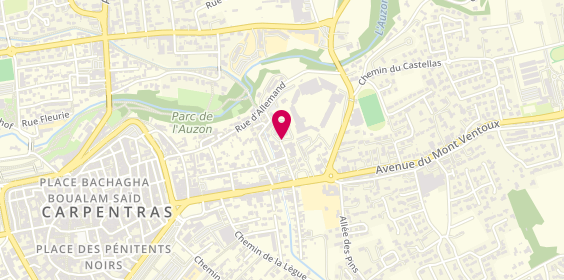 Plan de Mapa Residence Saint Louis, 106 Rue Romuald Guillemet, 84200 Carpentras