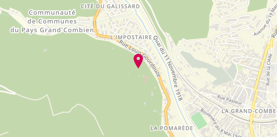 Plan de EHPAD et Centre de rééducation la Pomarède, Rue de la Maternité, 30110 Les Salles-du-Gardon