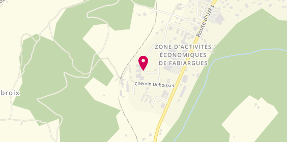 Plan de Ehpad Les Jardins de la Cèze, 160 Mnt de la Frigoule, 30500 Saint-Ambroix