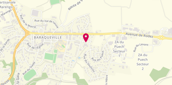 Plan de Ehpad Residence Fontanilles, 533 Rue Puech, 12160 Baraqueville