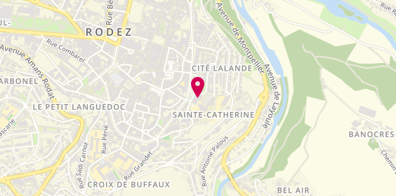 Plan de EHPAD Saint-Amans RODEZ (12), 25 Boulevard Denys Puech, 12000 Rodez