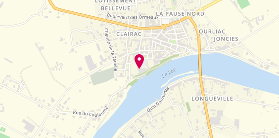 Plan de Résidence EHPAD Les Capucins, 1 Route de la Plage, 47320 Clairac