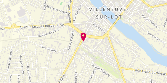 Plan de Residence Latour de Pujols, 1 avenue Ernest Lafont, 47300 Villeneuve-sur-Lot