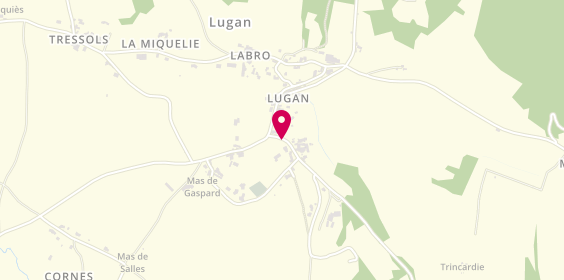 Plan de Ehpad Residence la Montanie, Le Bourg, 12220 Lugan