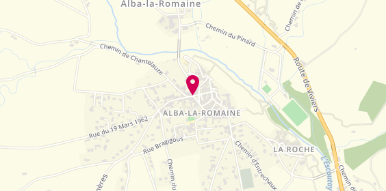 Plan de Résidence Les Jardins d'Helvie, Le Clos, 07400 Alba-la-Romaine