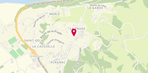 Plan de Ehpad Sainte Marie Flagnac, 44 Route de la Prade, 12300 Flagnac