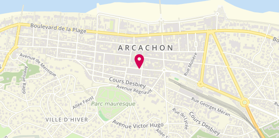 Plan de Villa Tchanquee, 28 Cours Tartas, 33120 Arcachon