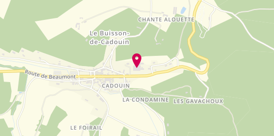 Plan de Ehpad de Cadouin, 3 Rue Saint Bernard, 24480 Le Buisson-de-Cadouin