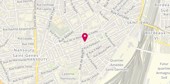 Plan de Residence-Club Senior Buchou, 25 Rue Buchou, 33000 Bordeaux