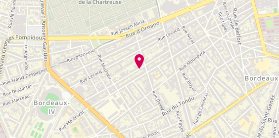 Plan de Residence-Club Senior Manon Cormier, 66 Rue Manon Cormier, 33000 Bordeaux