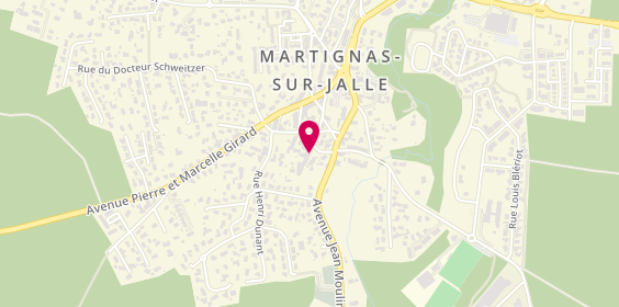 Plan de Ehpad du Bourg, 3-5 Rue Louis Pasteur, 33127 Martignas-sur-Jalle